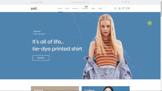 One Page Checkout Process - Zoli - Minimal & Modern Fashion WooCommerce WordPress Theme